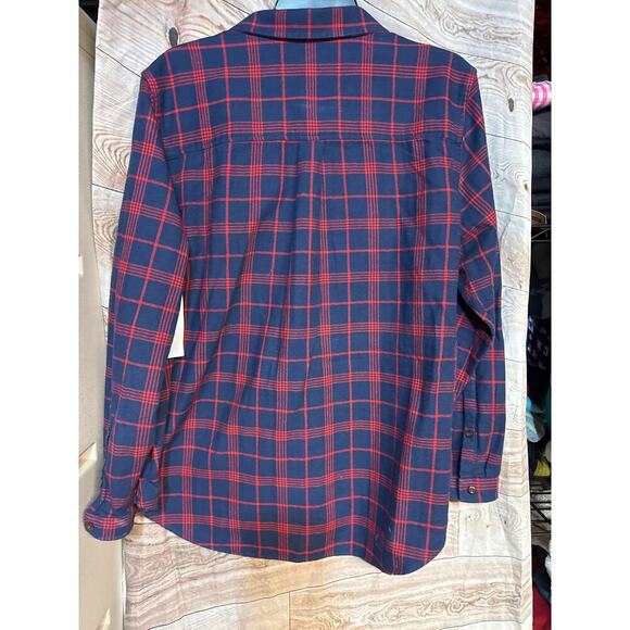 LL BEAN flannel cotton shirt size XL PETITE - Picture 3 of 5